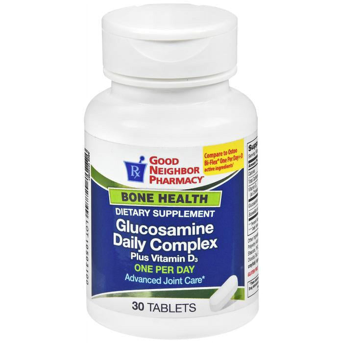 Silver Rod Pharmacy GNP Glucosamine Daily Complex Plus Vitamin D 1000mg 30 Tablets