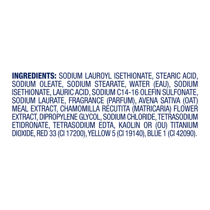 Dove Anti Stress Gentle Beauty Bar Soap Dry Skin Blue Chamomile & Oat Milk, 3.75 oz 4 Bars