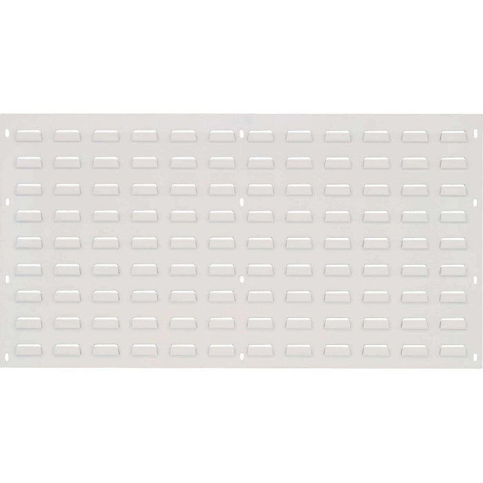 Quantum Storage Systems 36 In. White Louvered Panel Rack Oyster