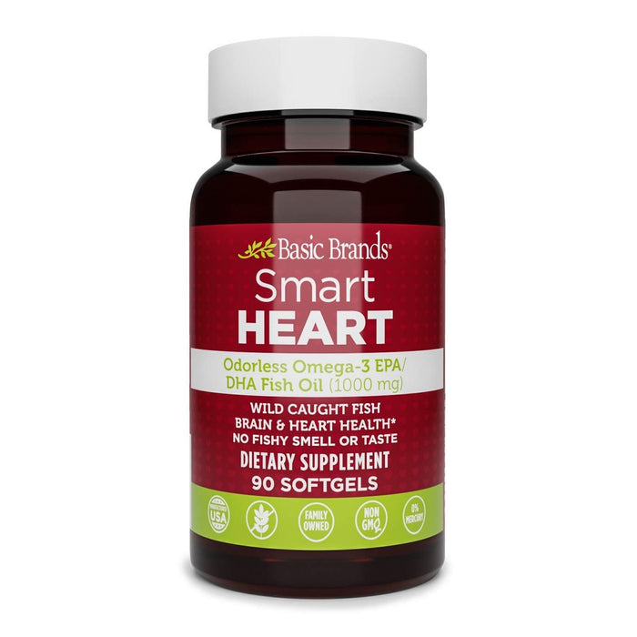 Basic Organics Omega 3 1000mg - 90 Enteric Coated Gelcaps