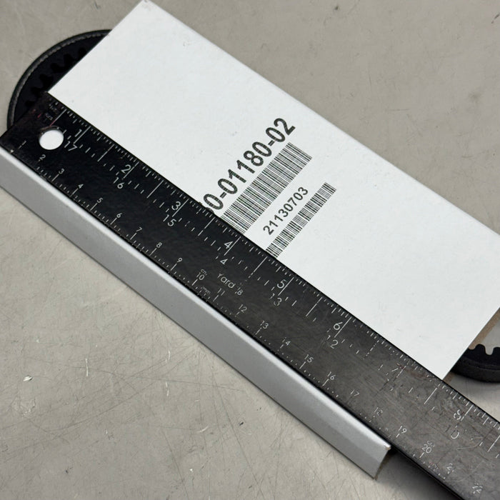 (2 PACK) Classic Cogged V-Belt Sz 7.5" L x 3.5" W, Black R-50-01180-02