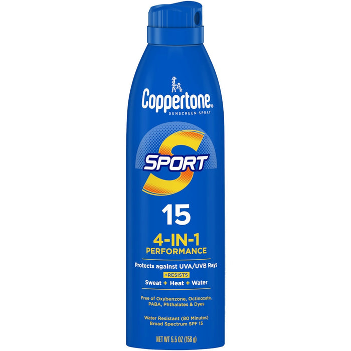 Coppertone Sport C Spray Spf15 5.5oz (new Upc) Aero
