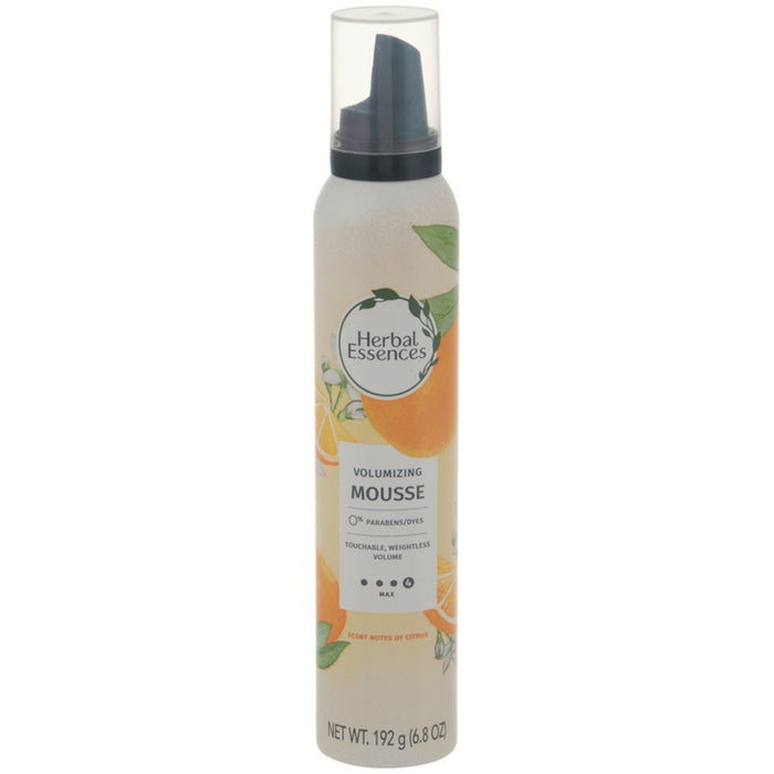 Herbal Essences Max Volumizing Mousse, Citrus Scent, 6.8 oz Hair Foam