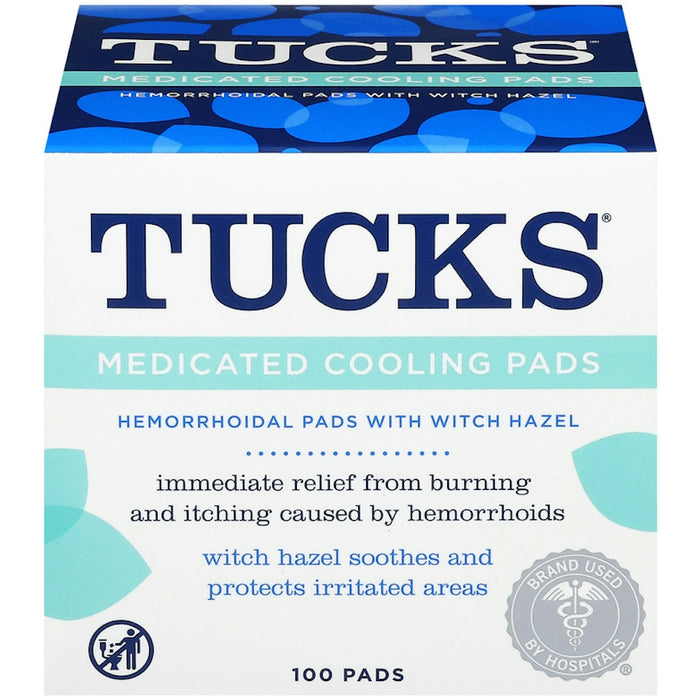 Tucks Medicated Cooling Hemorrhoid Pads 100 ct