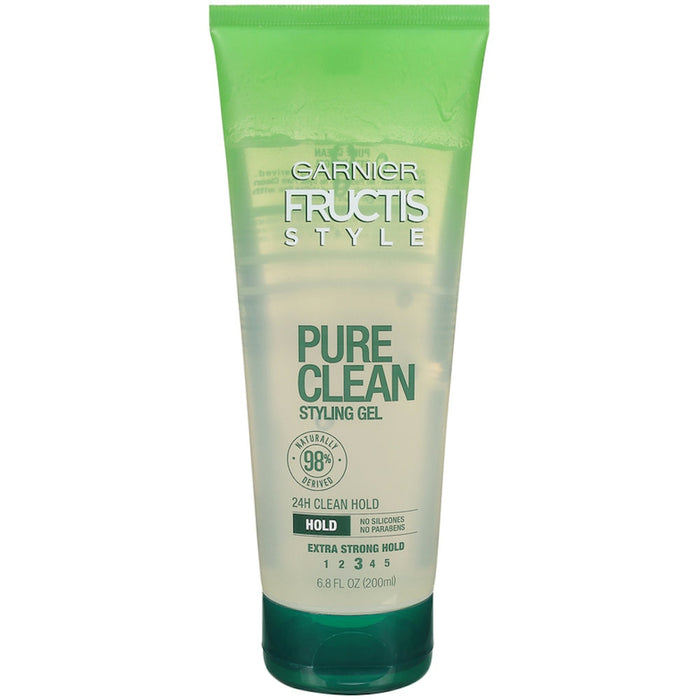 Garnier Fructis Style Pure Clean Extra Strong Hold 3 Hair Gel - 6.8 Fl Oz