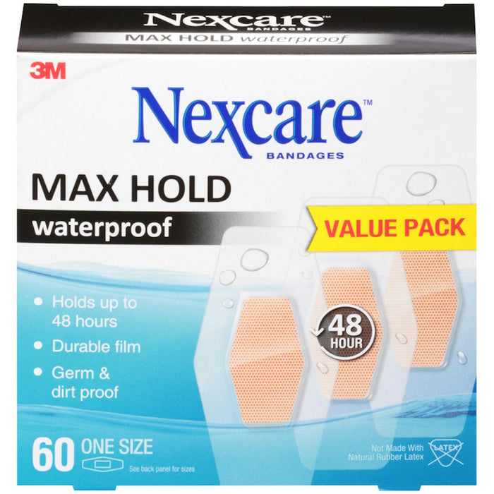 Nexcare Value Pack Max Hold Waterproof Bandages