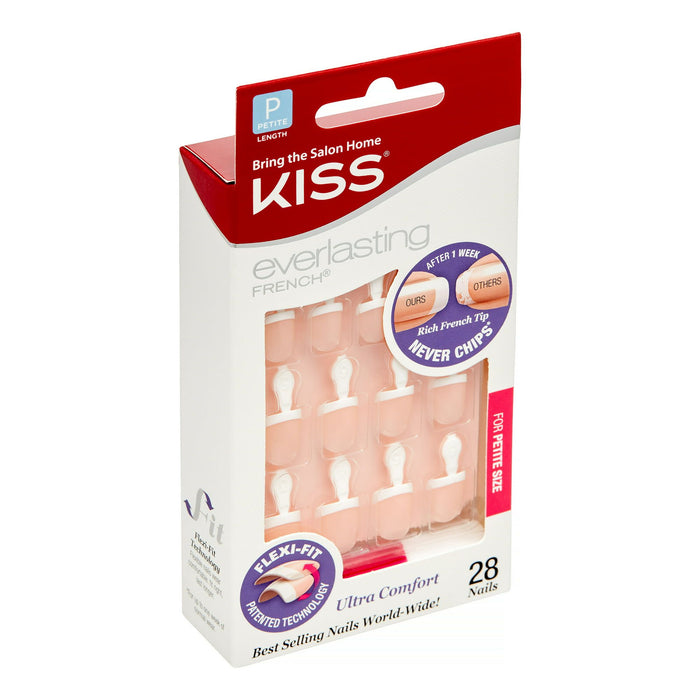 Kiss Everlasting Petite French Nails - Clear Pink