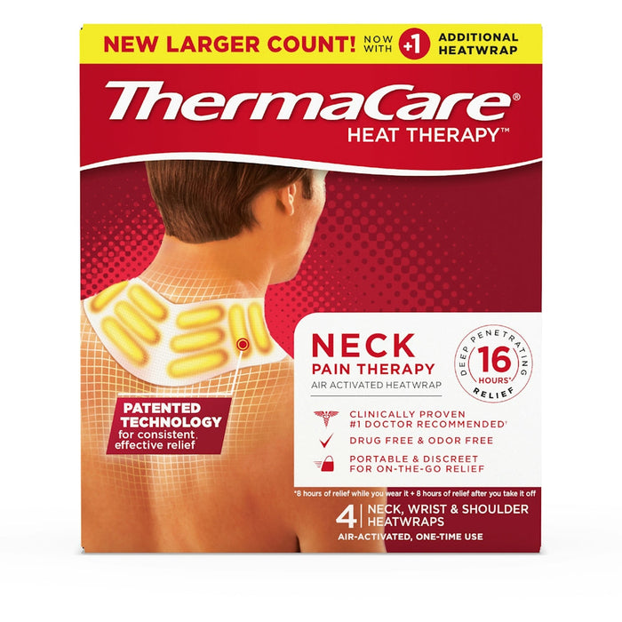 ThermaCare Neck, Wrist & Shoulder Pain Relief Heatwraps