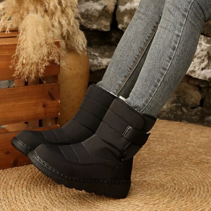Warm Padded Waterproof Snow Boots