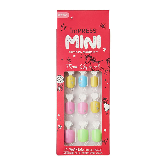 KISS imPRESS MINI Press-on Manicure, Besties, Short