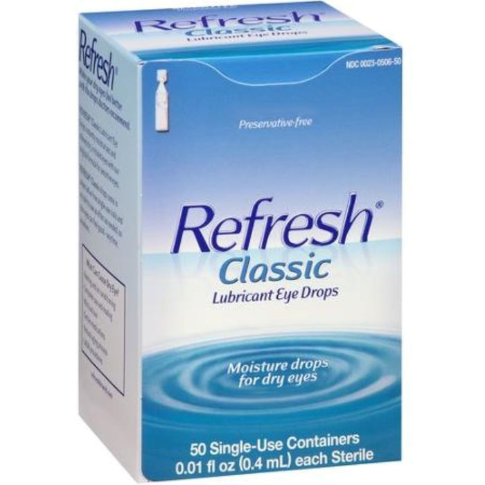 Refresh® Classic Lubricant Eye Drops – Preservative-Free (Single-Use Containers)