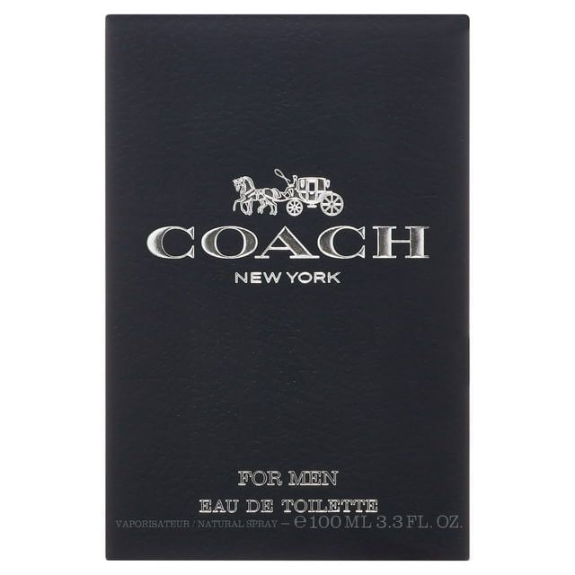 Coach For Men Eau De Toilette Spray, Cologne for Men, 3.3 Oz