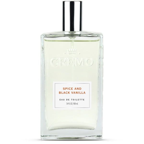 CREMO Spice and Black Vanilla Cologne Spray Cologne for Men, 3.4 Oz