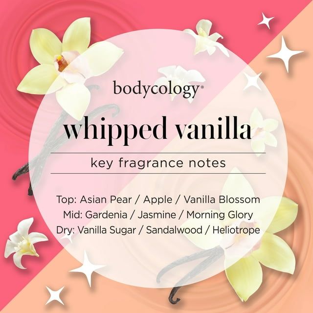 Bodycology Fragrance Body Mist, Whipped Vanilla, 8 fl oz