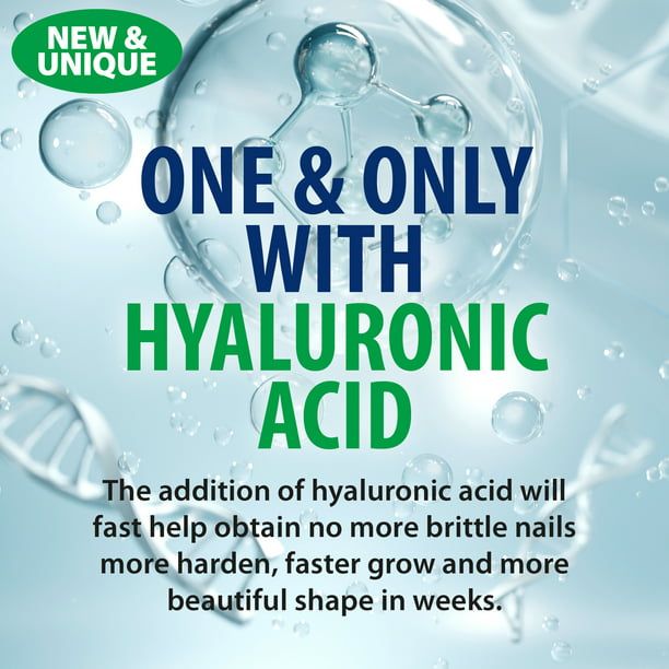 Steel Nails Nail Hardener with Hyaluronic Acid, 0.40 fl oz