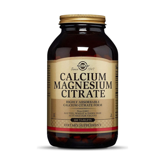 Solgar Calcium Magnesium Citrate 100 Tablets