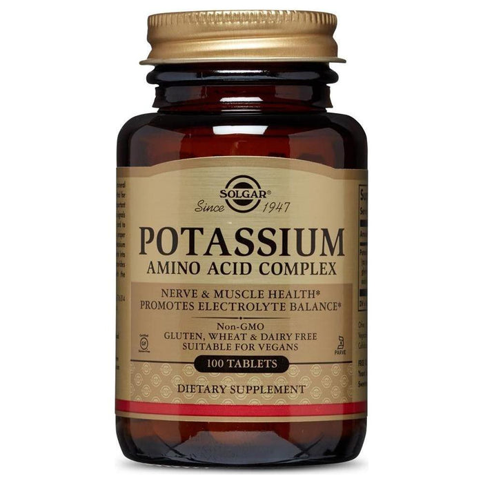 Solgar Potassium Amino Acid Complex 100 Tablets