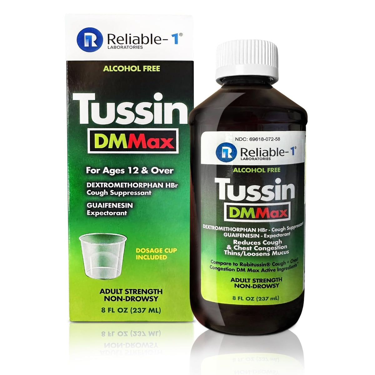 Tussin DM Cough & Chest Congestion Relief, Maximum Strength, 8 fl oz ...