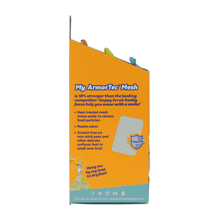 Scrub Daddy Scour Daddy Heavy Duty Scouring Sponge, 3 Pack