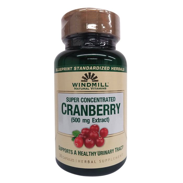 Windmill Cranberry 500mg Capsules 30ct
