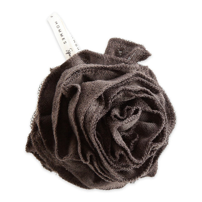 Urbana Spa Prive Men's Bamboo Charcoal Collection, Shower Pouf