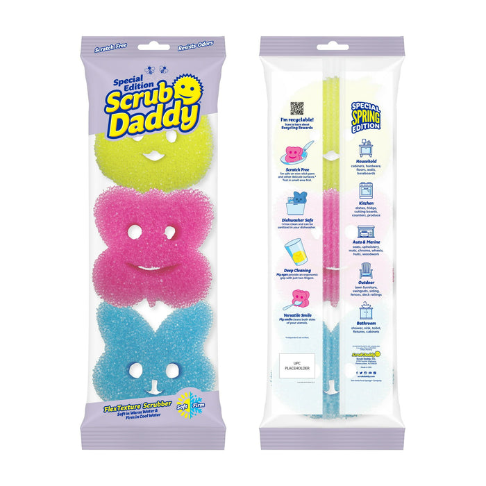 Scrub Daddy New Spring Special Edition Sponges, 3 Count