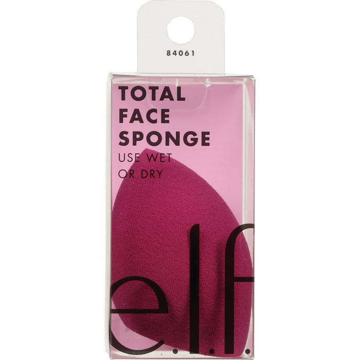 e.l.f. Cosmetics Total Face Sponge, Multi Sided, 1 Piece