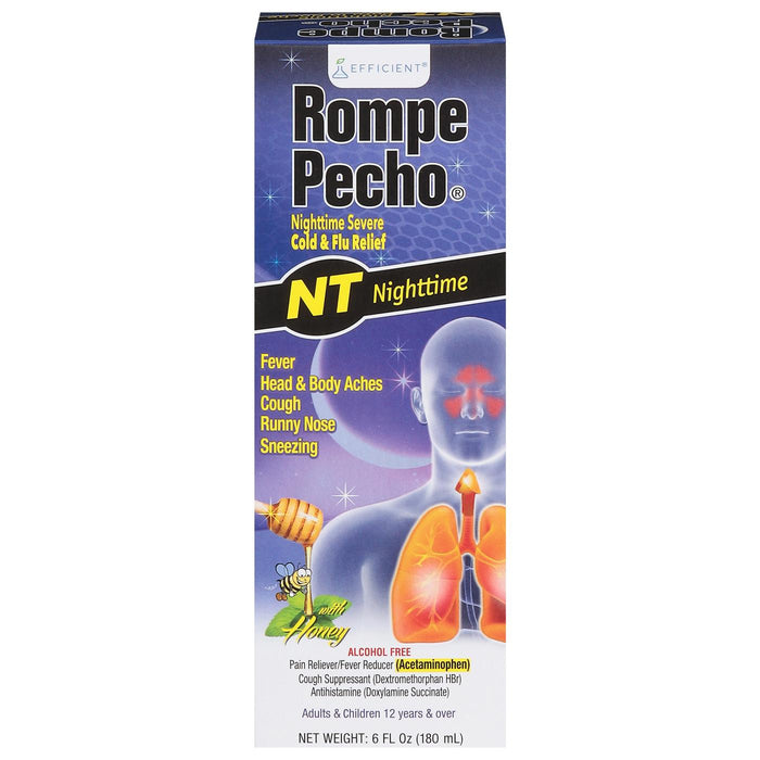 Rompe Pecho Nighttime Cold & Flu Relief - Honey