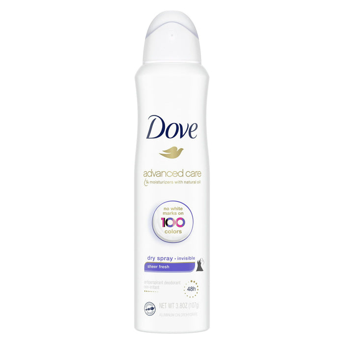 Dove Dry Spray Invisible Sheer Fresh Antiperspirant Deodorant, 3.8 oz