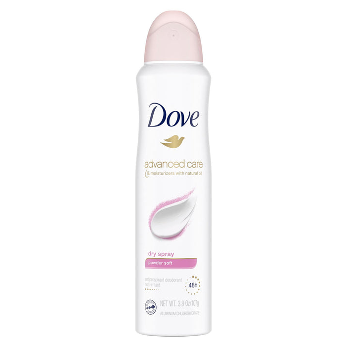 Dove Advanced Care Dry Powder Soft Spray Antiperspirant Deodorant, 3.8 oz