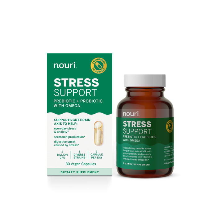 Nouri Stress Support Probiotic Capsules 30Ct