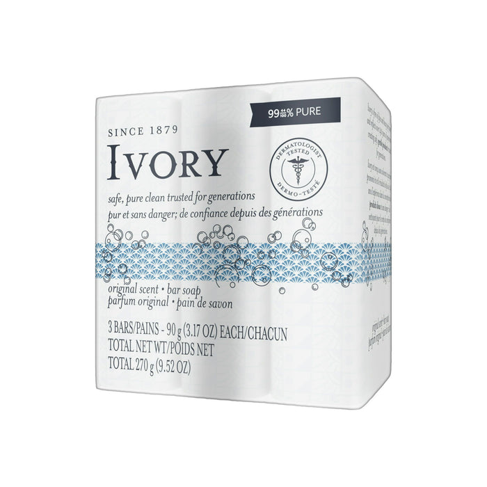 Ivory Bar Soap with Original Scent, 3.17 oz, 10 Count