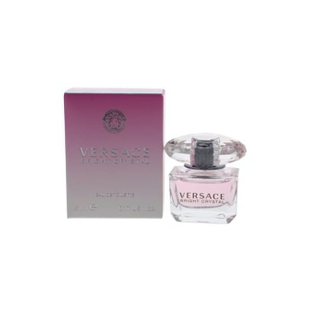 Versace Bright Crystal Eau de Toilette, Perfume for Women, 0.17 Oz, Mini & Travel Size