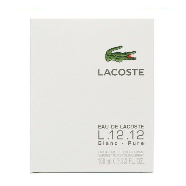 Lacoste Eau De Lacoste L.12.12 Blanc Cologne for Men, 3.3 Oz