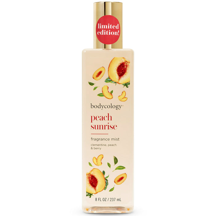 Bodycology Peach Sunrise Fragrance Body Mist, 8 oz