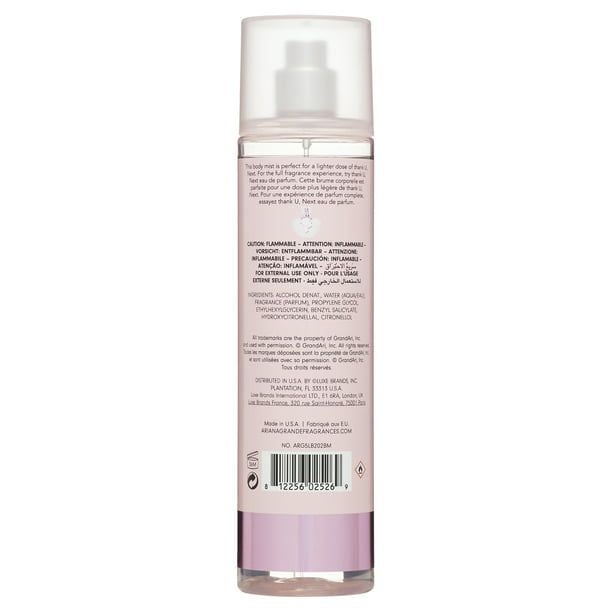 Ariana Grande Thank U Next Body Mist for Women, 8 Oz