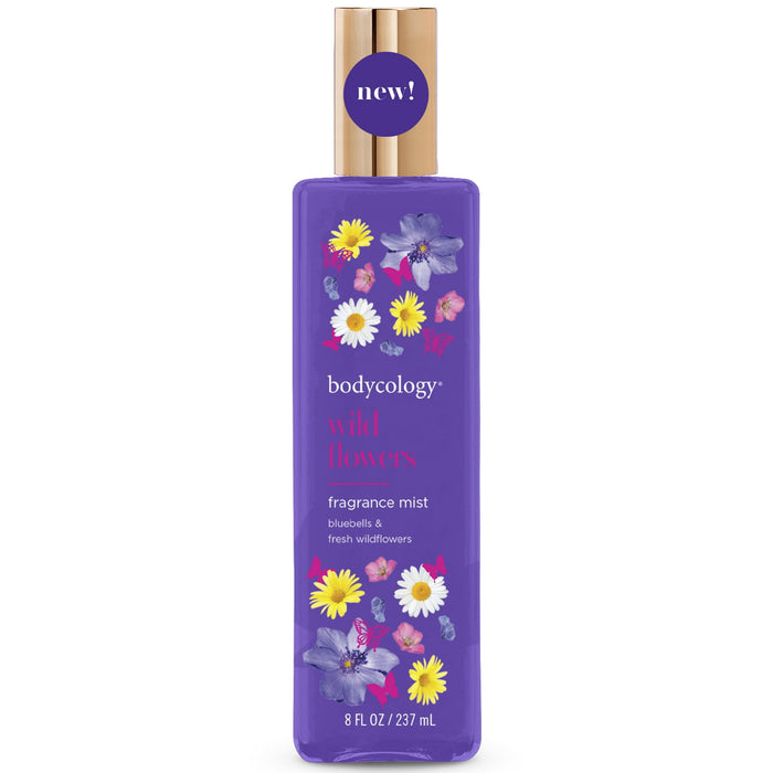 Bodycology Wildflower Fragrance Body Mist, 8 oz