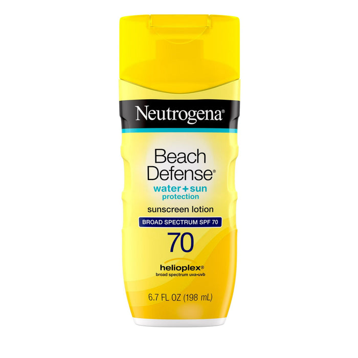 Neutrogena Beach Defense SPF 70 Sunscreen Lotion, Oil-Free, 6.7 oz