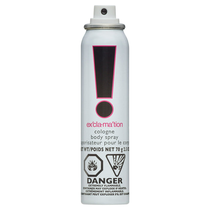 Coty Ex'cla-ma'tion Body Spray for Women 2.5 Oz