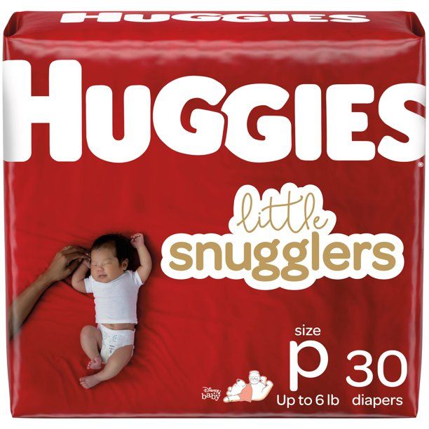 Huggies Little Snugglers Size Preemie; 30 Count