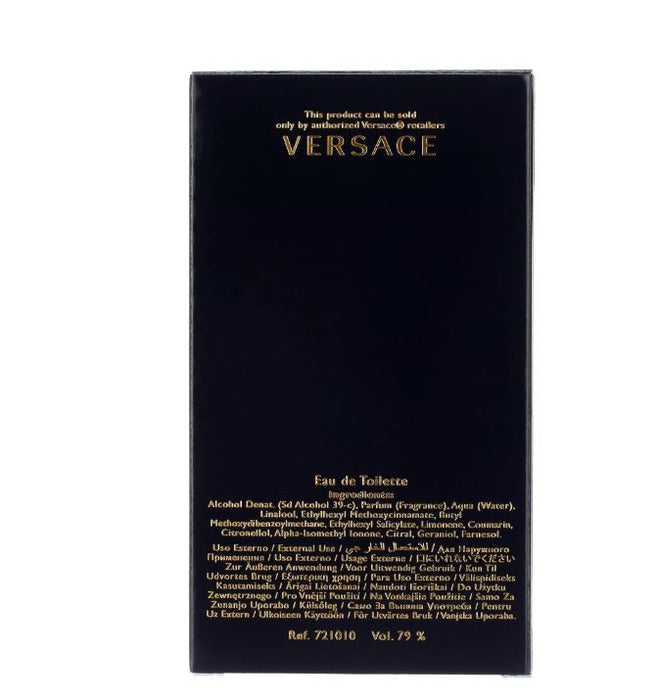 Versace, Dylan Blue Eau de Toilette, for Men 3.4 Fl oz