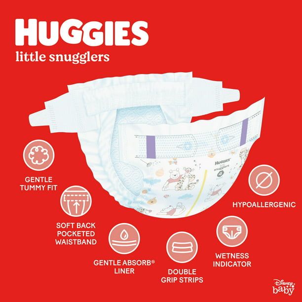 Huggies Little Snugglers Size Newborn; 76 Count