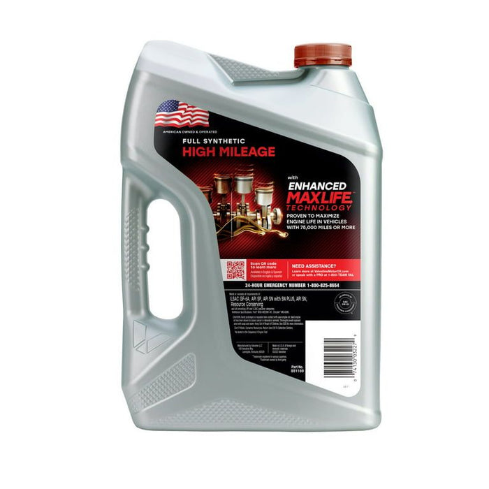 Valvoline Full Synthetic High Mileage MaxLife 5W-30 Motor Oil 5 QT