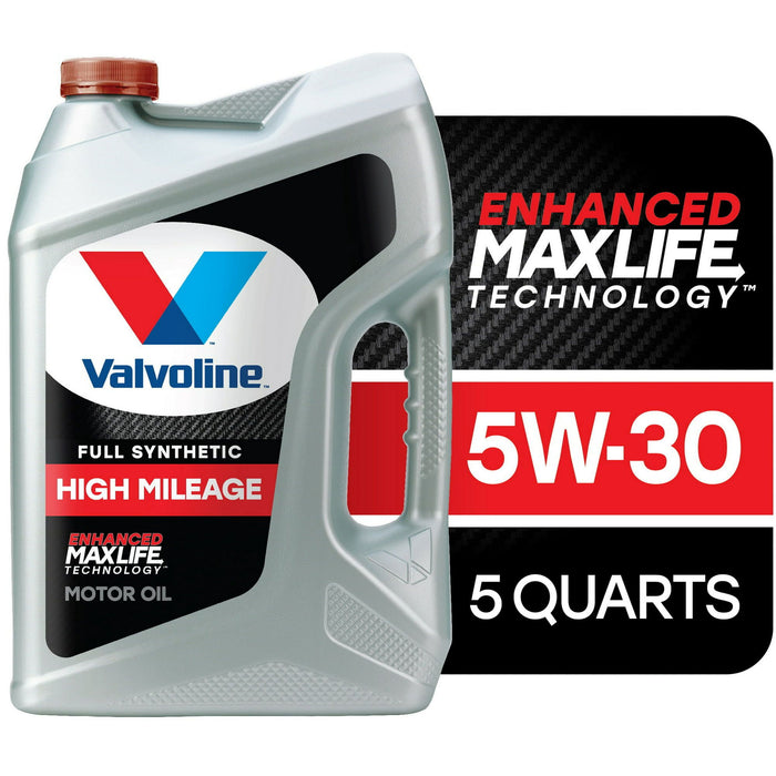 Valvoline Full Synthetic High Mileage MaxLife 5W-30 Motor Oil 5 QT