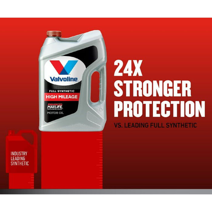 Valvoline Full Synthetic High Mileage MaxLife 5W-30 Motor Oil 5 QT