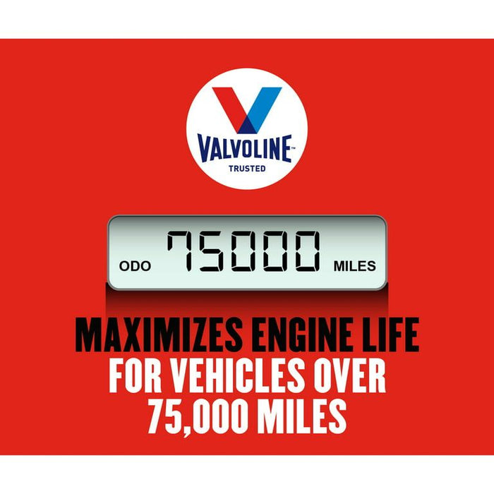 Valvoline High Mileage MaxLife 5W-20 Synthetic Blend Motor Oil 5 QT