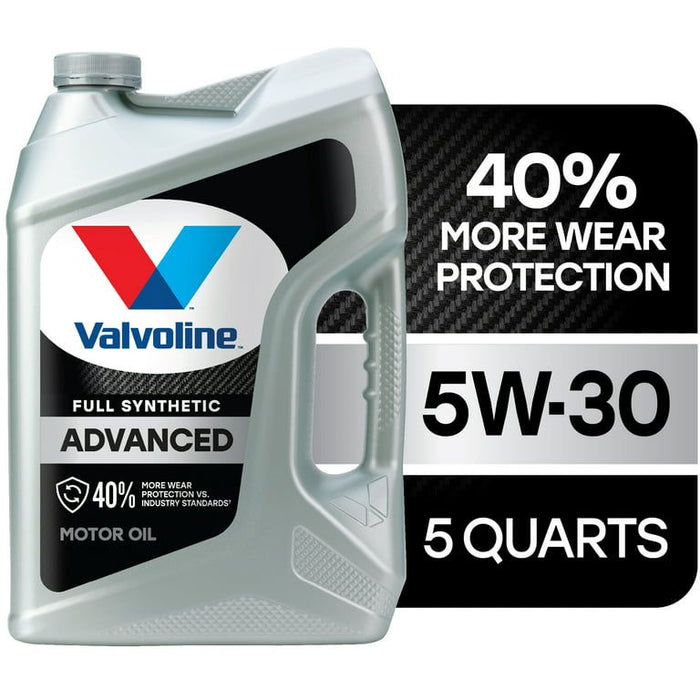 Valvoline Advanced Full Synthetic 5W-30 Motor Oil 5 QT