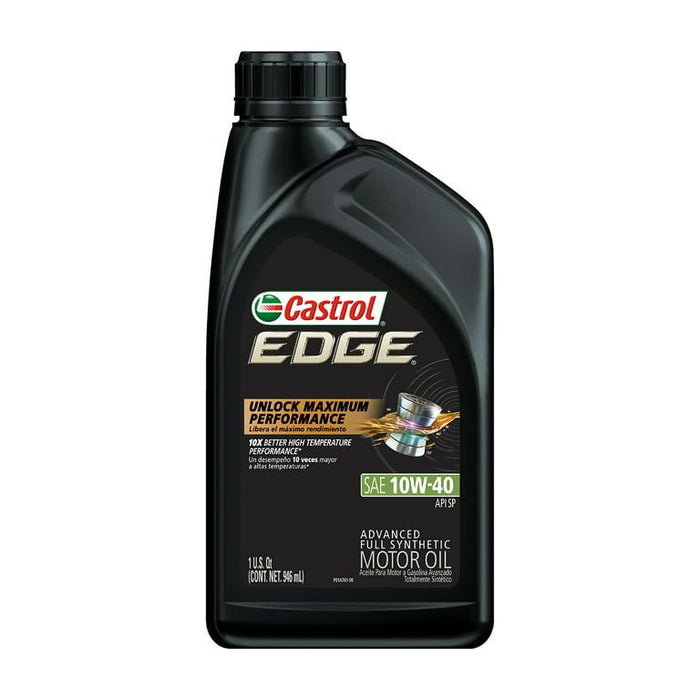 Castrol Edge 10W-40 Advanced Full Synthetic Motor Oil, 1 Quart