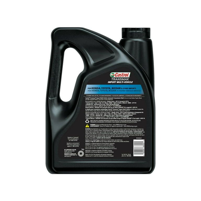 Castrol Transmax Import Multi-Vehicle Automatic Transmission Fluid, 1 Gallon