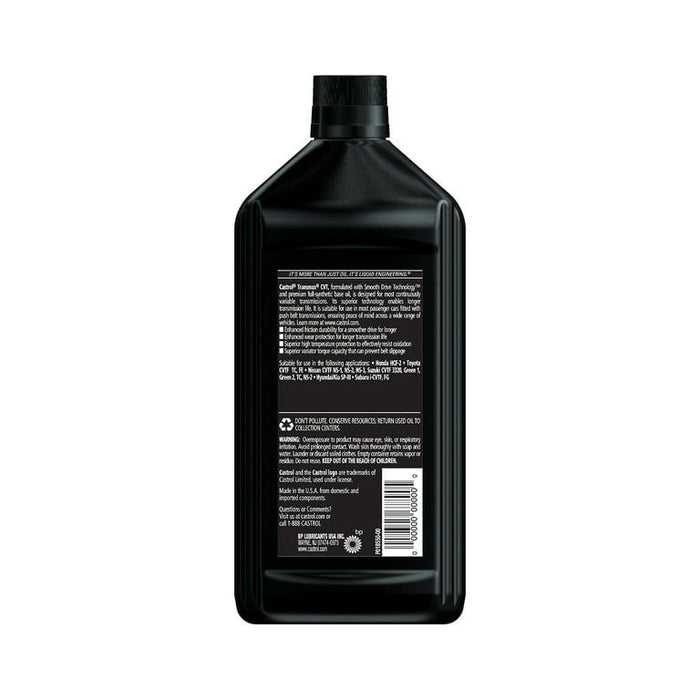 Castrol Transmax CVT Automatic Transmission Fluid, 1 Quart